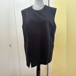 Elegant Black Sleeveless Top from Infftru size 40 (XL)